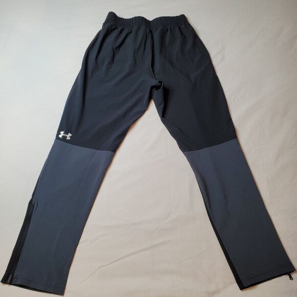 Under Armour Mens Size M Squad Warm Up Pants Athletic Stretch Black 1343181 - Picture 5 of 8